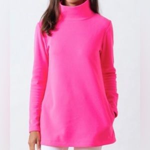 Cobble Hill Turtleneck (Neon Pink) - S (4) - NWOT